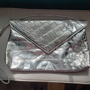 large Silver Handbag